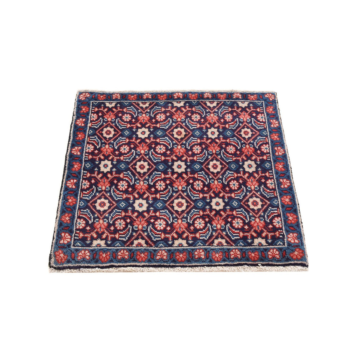 Tapis persan - Nomadic carré  - 65 x 60 cm - multicolore