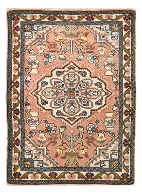 Tapis persan - Nomadic - 95 x 68 cm - rouge clair