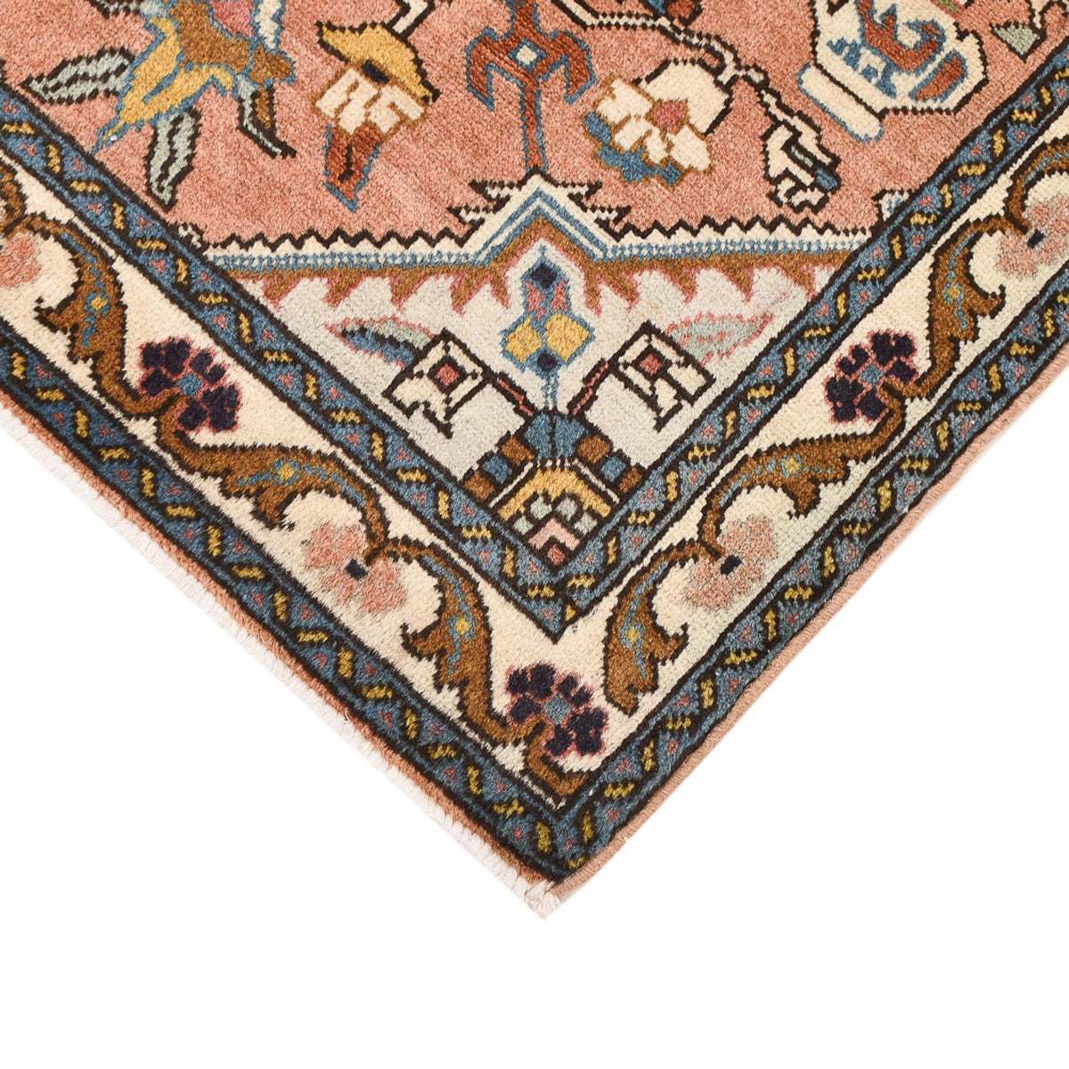 Tapis persan - Nomadic - 95 x 68 cm - rouge clair