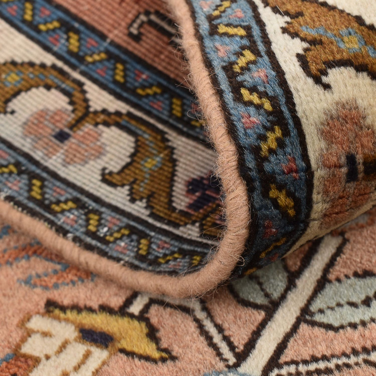 Tapis persan - Nomadic - 95 x 68 cm - rouge clair