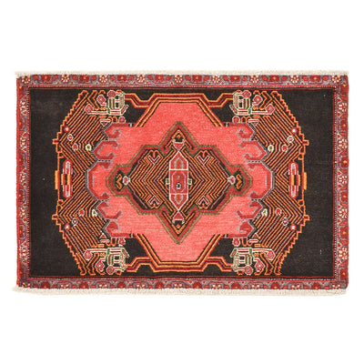 Tapis persan - Nomadic - 77 x 54 cm - rouge clair
