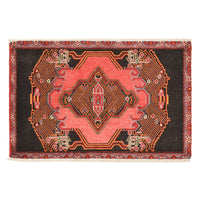 Tapis persan - Nomadic - 77 x 54 cm - rouge clair