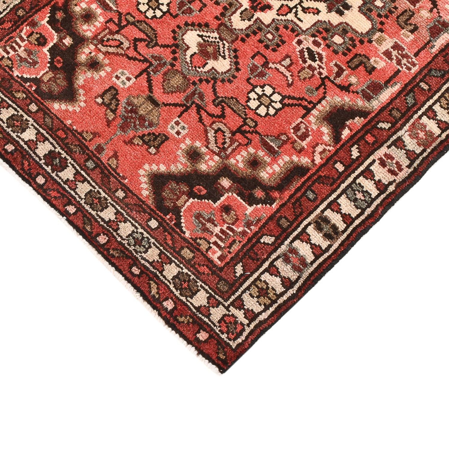 Tapis persan - Nomadic - 100 x 62 cm - rouge clair