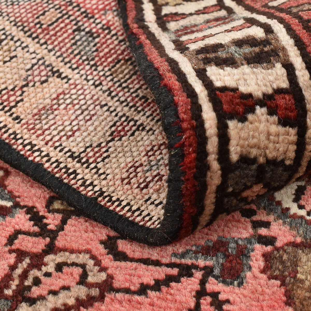 Tapis persan - Nomadic - 100 x 62 cm - rouge clair