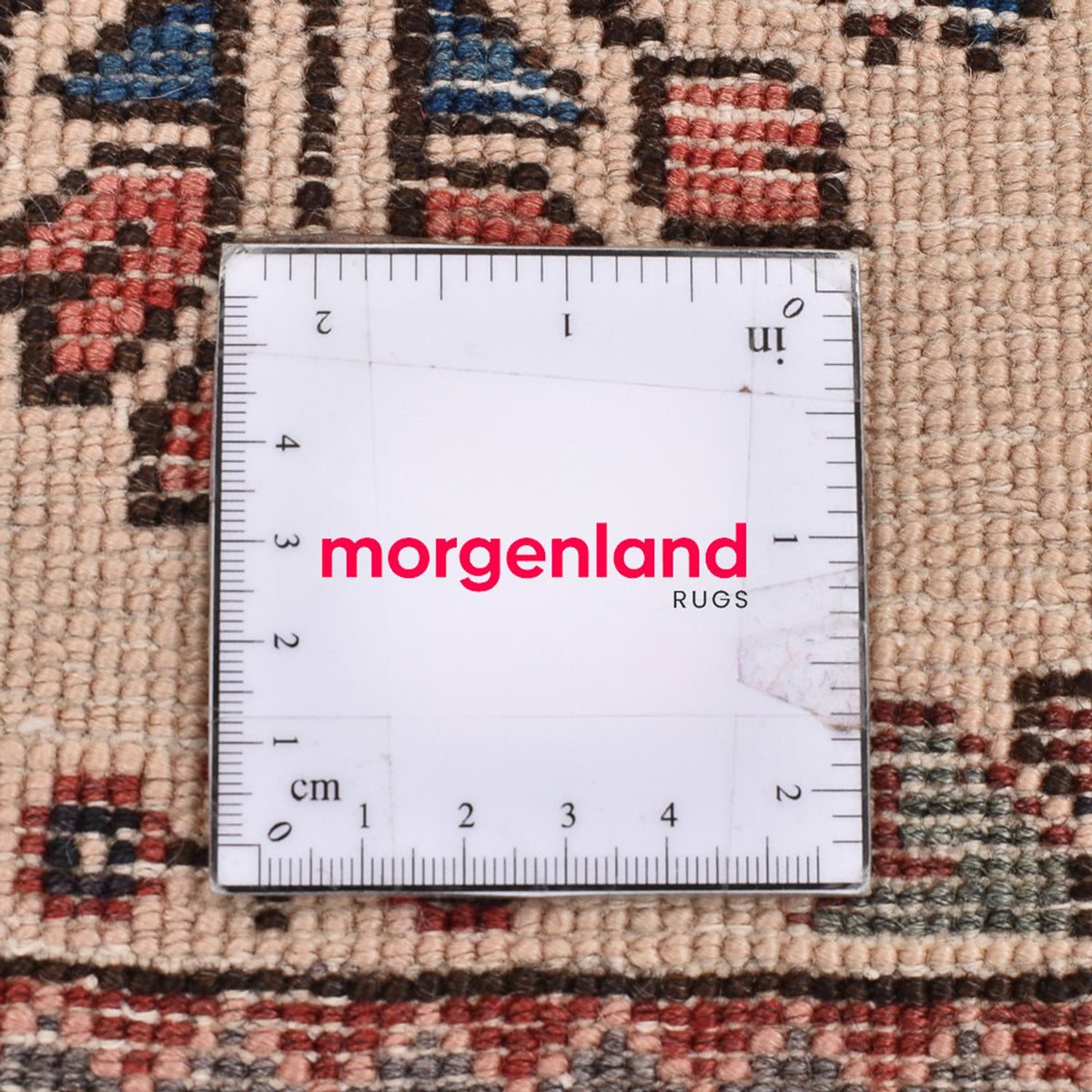 Tapis persan - Nomadic - 77 x 60 cm - beige clair