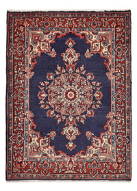 Tapis persan - Nomadic - 100 x 68 cm - bleu foncé