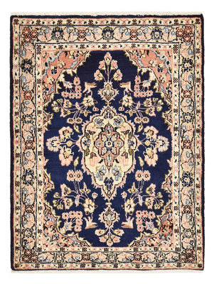 Tapis persan - Nomadic - 87 x 65 cm - bleu foncé