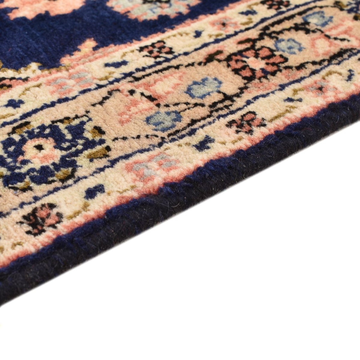 Tapis persan - Nomadic - 87 x 65 cm - bleu foncé