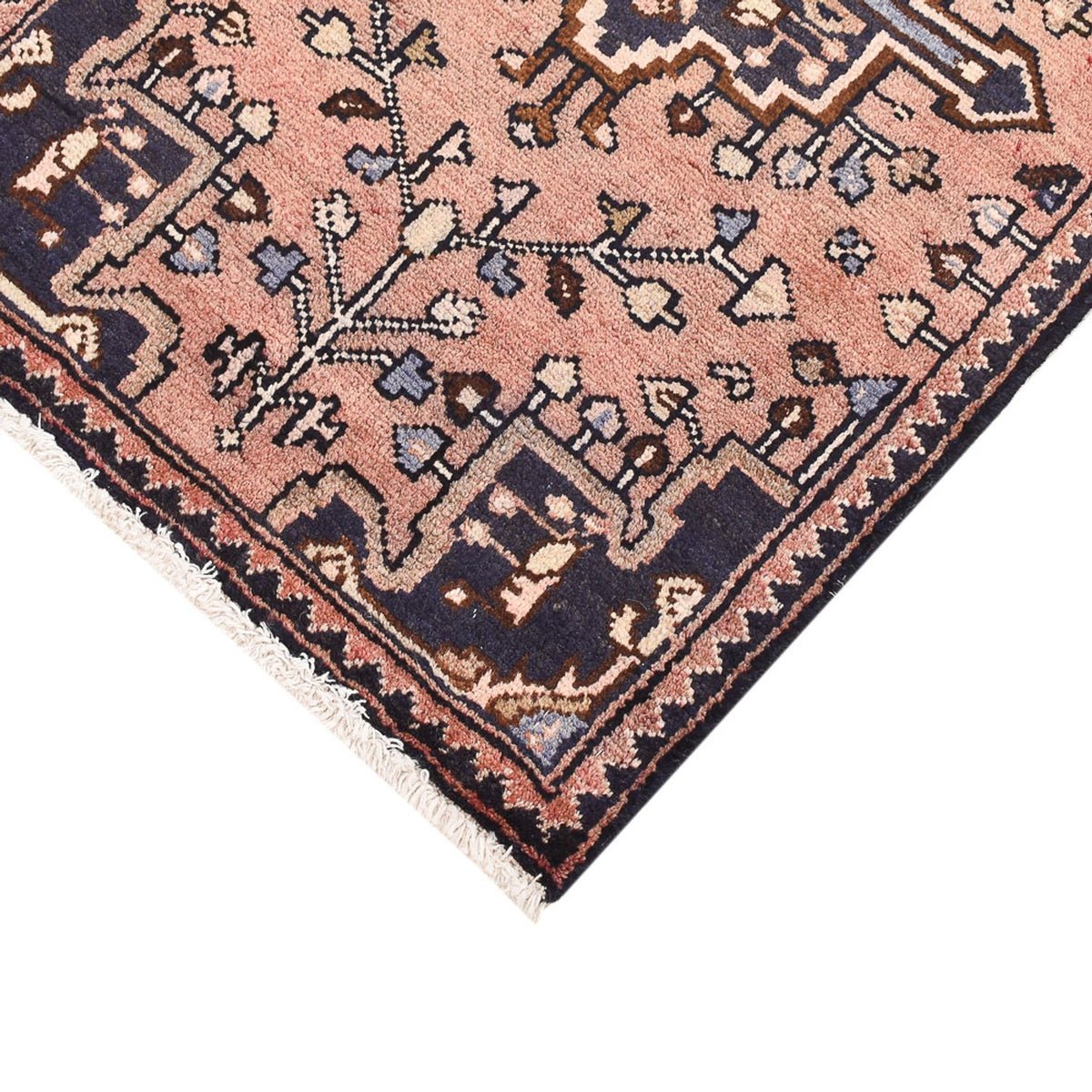 Tapis persan - Nomadic - 92 x 54 cm - rouge clair