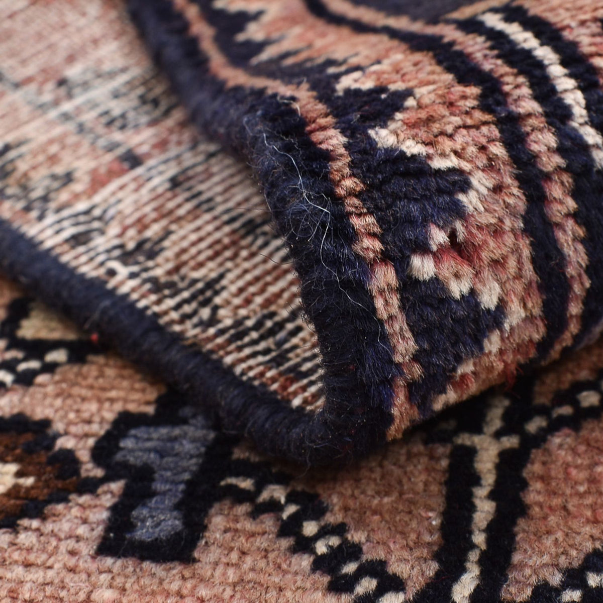 Tapis persan - Nomadic - 92 x 54 cm - rouge clair