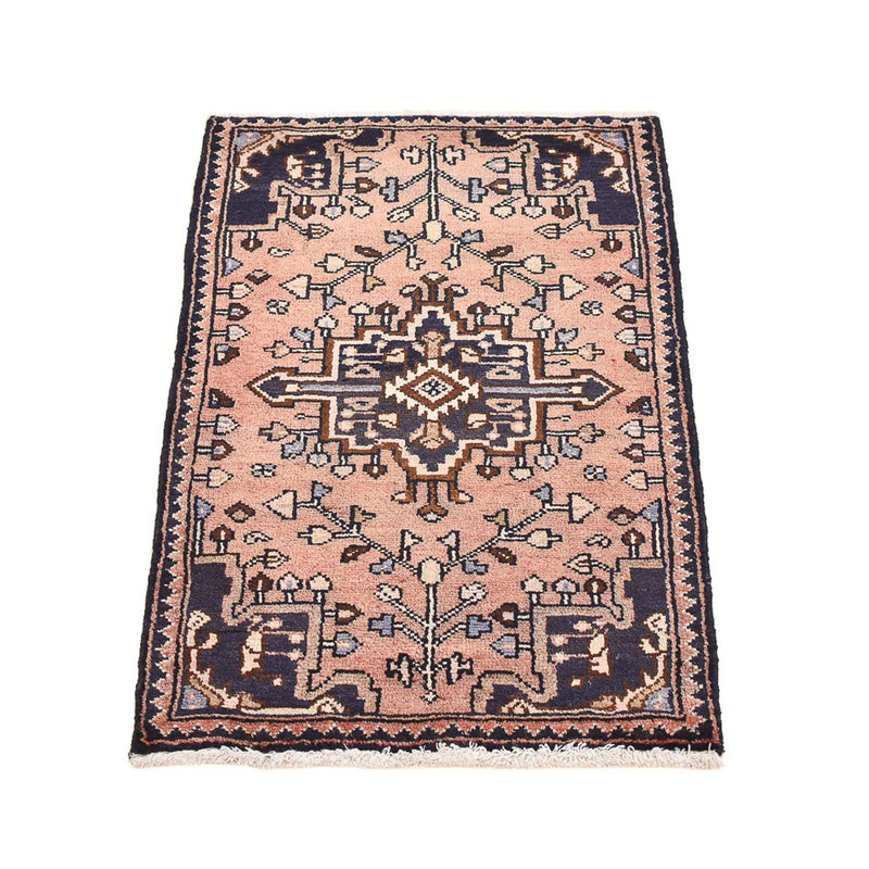 Tapis persan - Nomadic - 92 x 54 cm - rouge clair