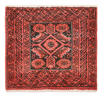 Tapis persan - Nomadic carré  - 43 x 40 cm - rouge