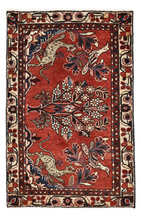 Tapis persan - Nomadic - 108 x 67 cm - rouge