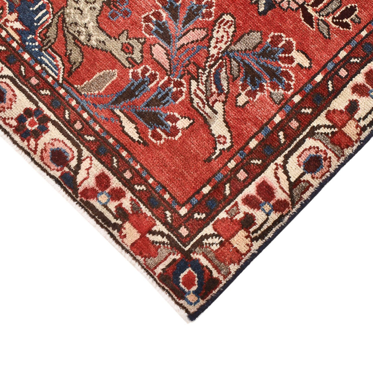 Tapis persan - Nomadic - 108 x 67 cm - rouge