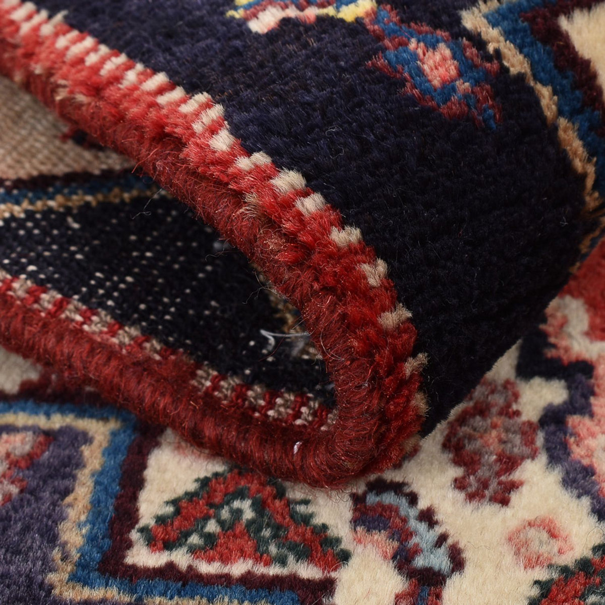 Tapis persan - Nomadic - 83 x 63 cm - rouge