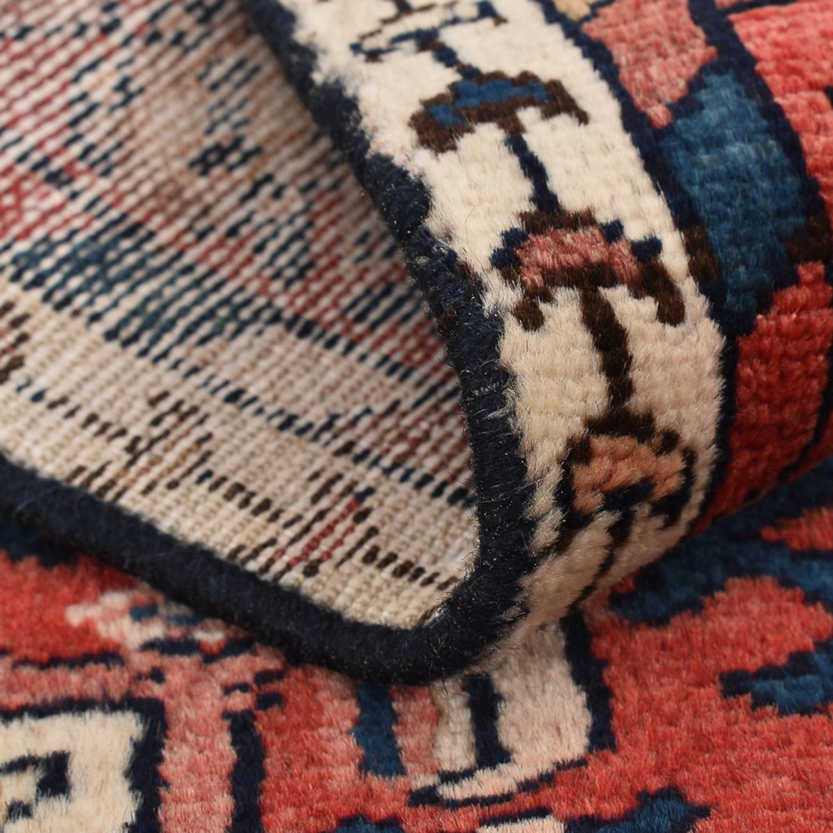 Tapis persan - Nomadic - 75 x 56 cm - rouge