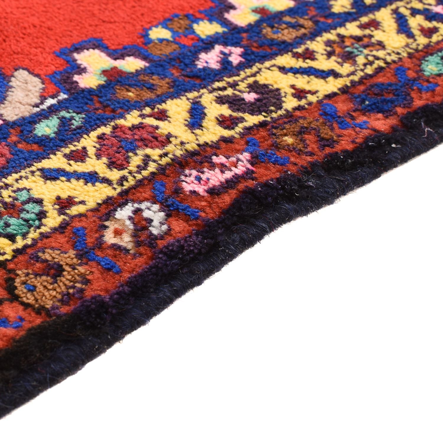Tapis persan - Nomadic - 80 x 61 cm - rouge
