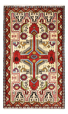 Tapis persan - Nomadic - 100 x 60 cm - multicolore