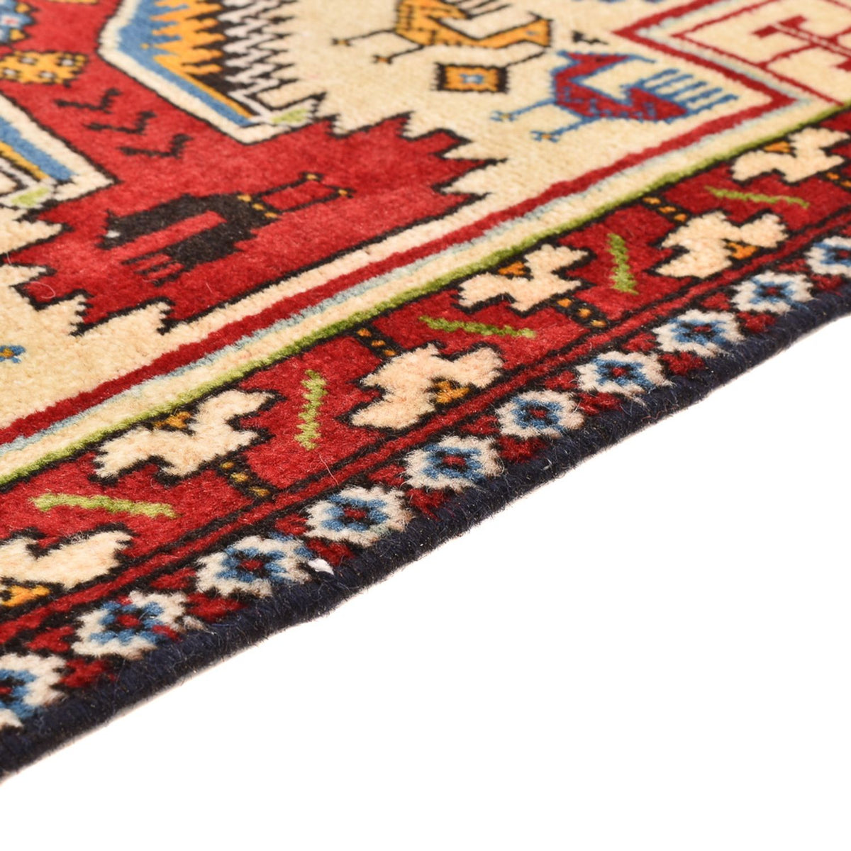 Tapis persan - Nomadic - 100 x 60 cm - multicolore