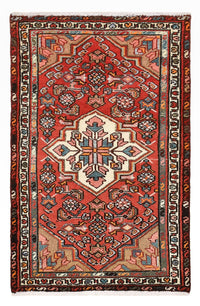 Tapis persan - Nomadic - 95 x 65 cm - rouge
