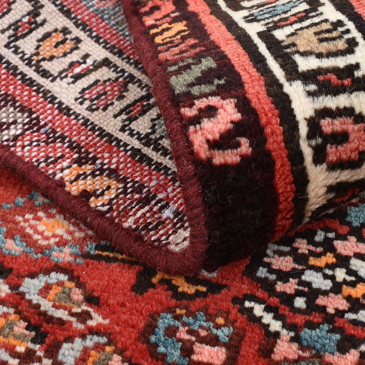 Tapis persan - Nomadic - 95 x 65 cm - rouge