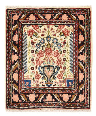 Tapis persan - Nomadic carré  - 65 x 57 cm - multicolore