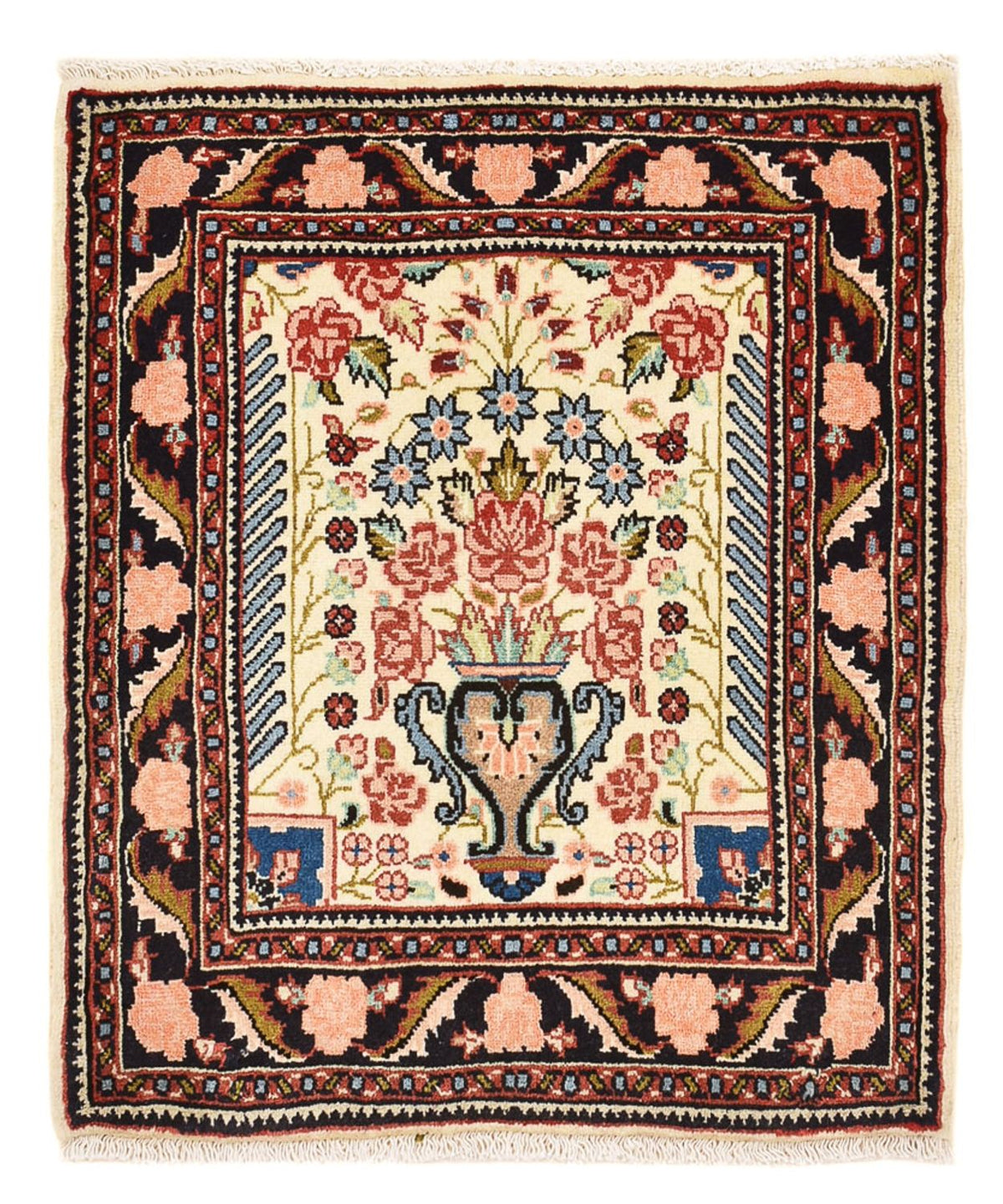Tapis persan - Nomadic carré  - 65 x 57 cm - multicolore