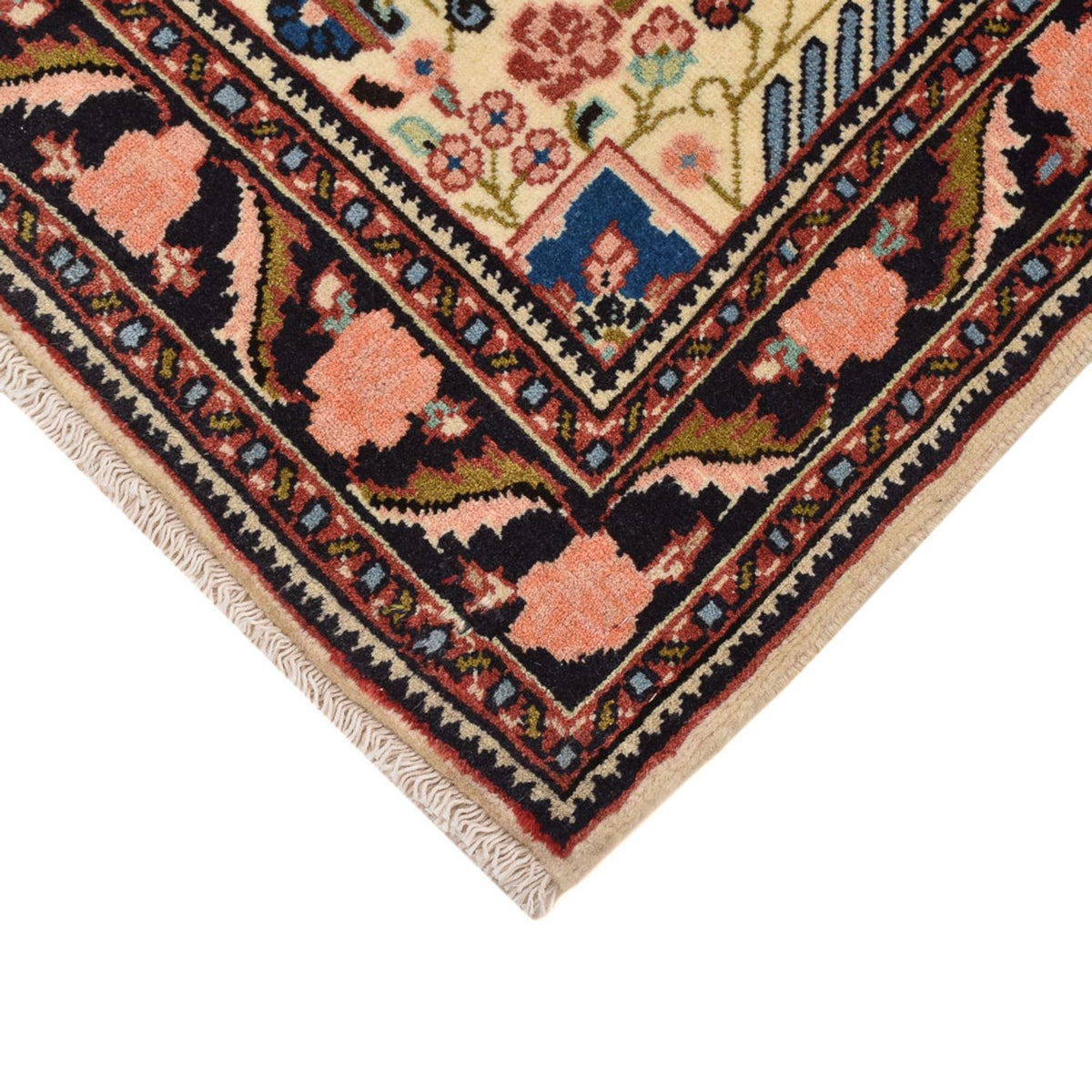 Tapis persan - Nomadic carré  - 65 x 57 cm - multicolore
