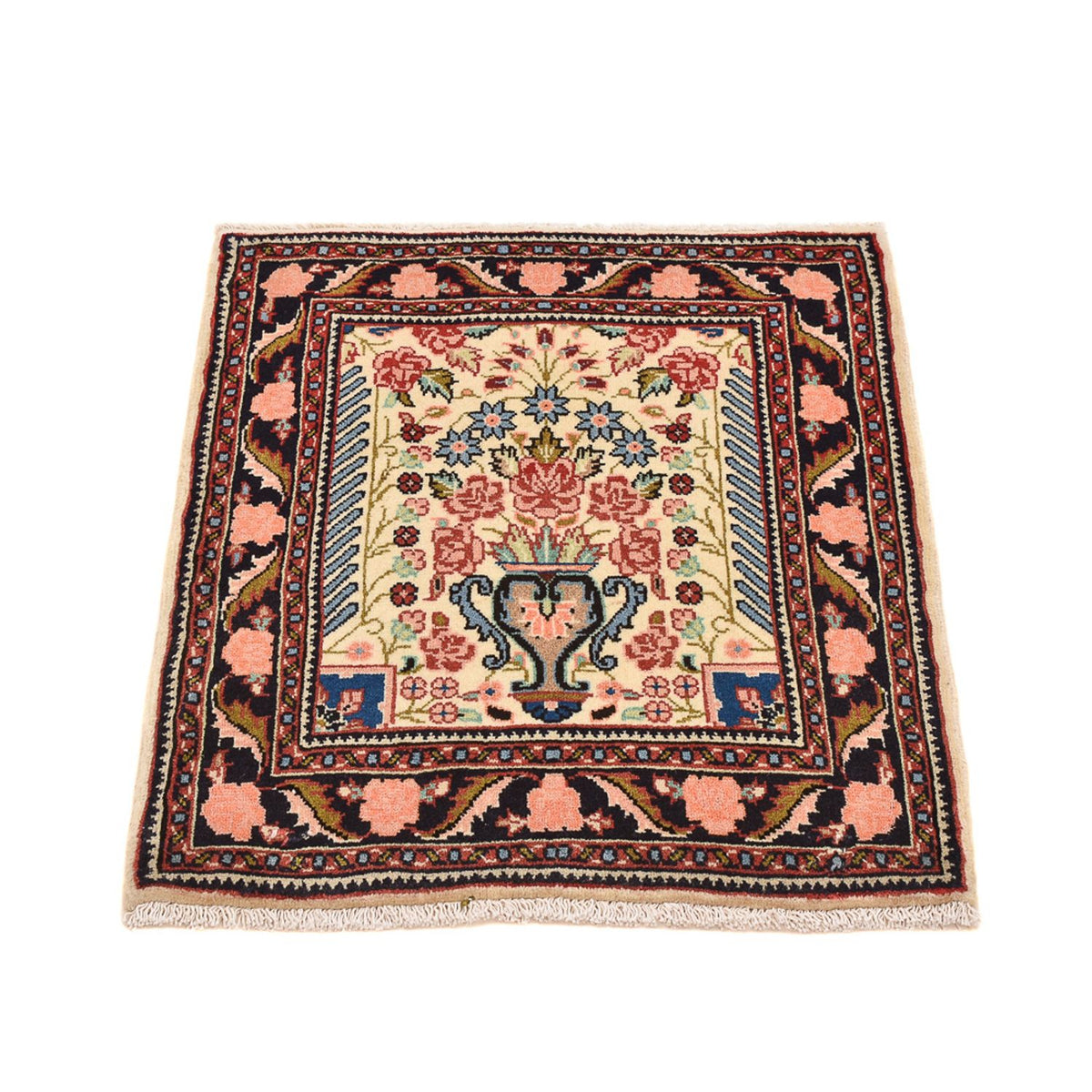 Tapis persan - Nomadic carré  - 65 x 57 cm - multicolore