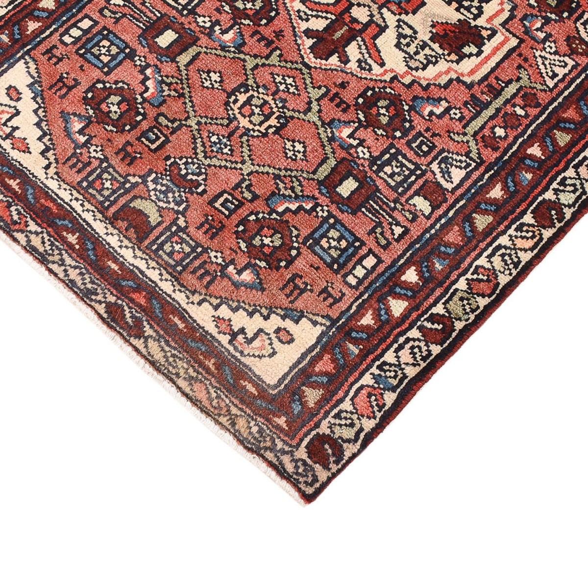 Tapis persan - Nomadic - 97 x 67 cm - rouge clair