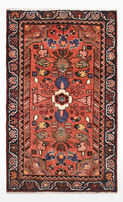 Tapis persan - Nomadic - 87 x 53 cm - rouge
