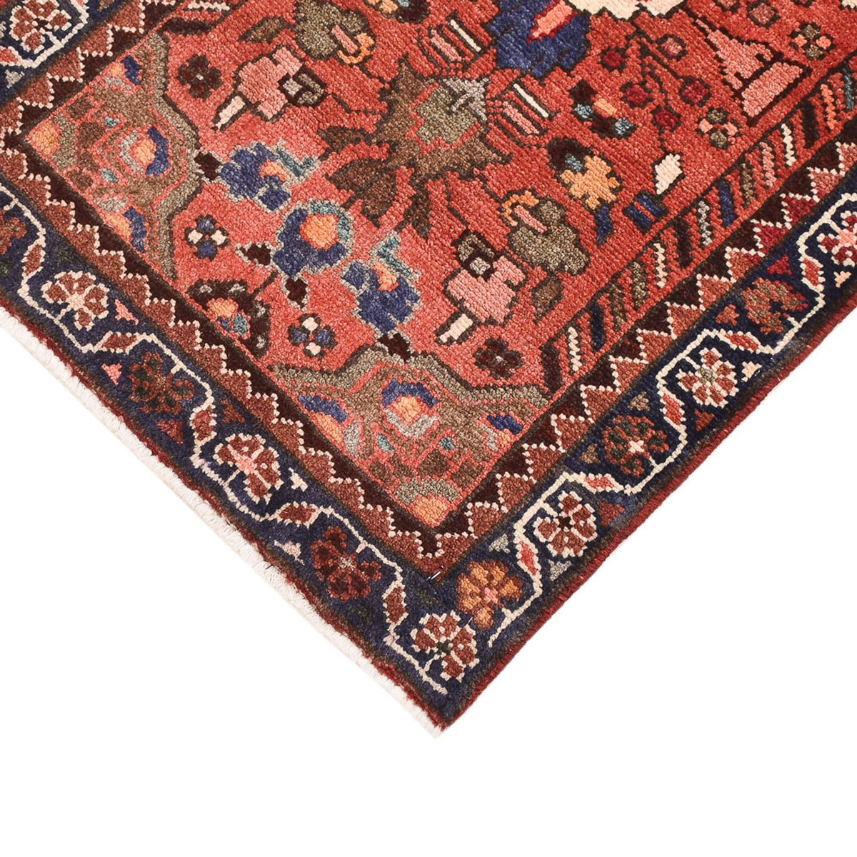 Tapis persan - Nomadic - 87 x 53 cm - rouge