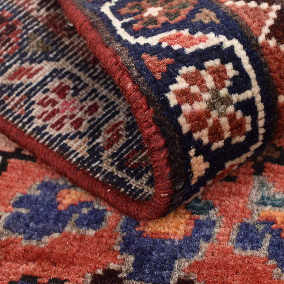 Tapis persan - Nomadic - 87 x 53 cm - rouge