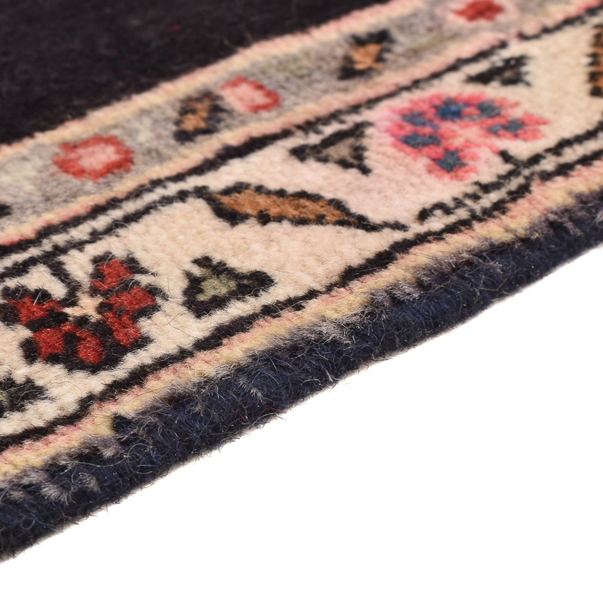 Tapis persan - Nomadic - 85 x 68 cm - bleu foncé