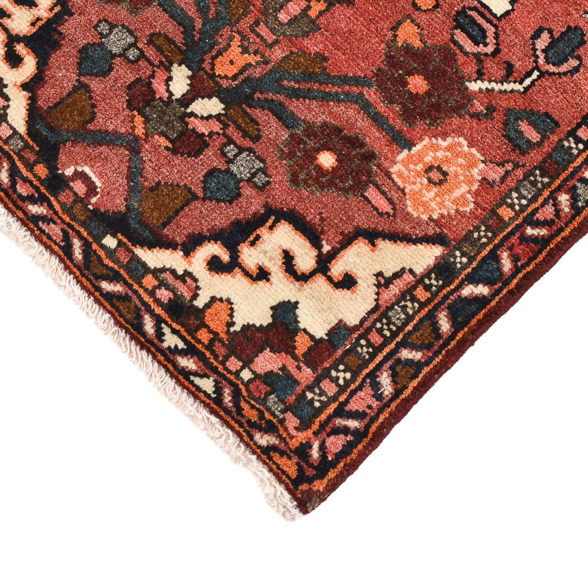 Tapis persan - Nomadic - 92 x 57 cm - rouge clair