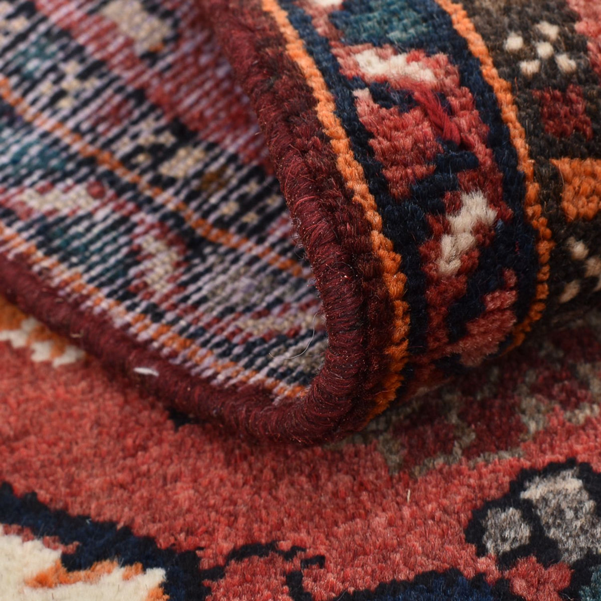 Tapis persan - Nomadic - 92 x 57 cm - rouge clair