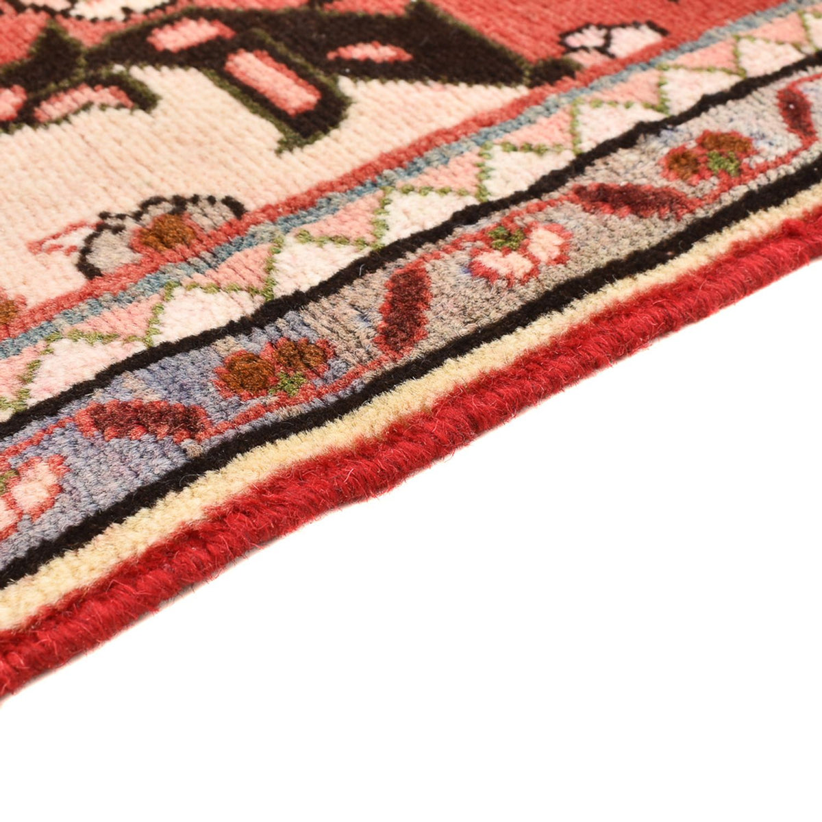 Tapis persan - Nomadic - 131 x 79 cm - rouge