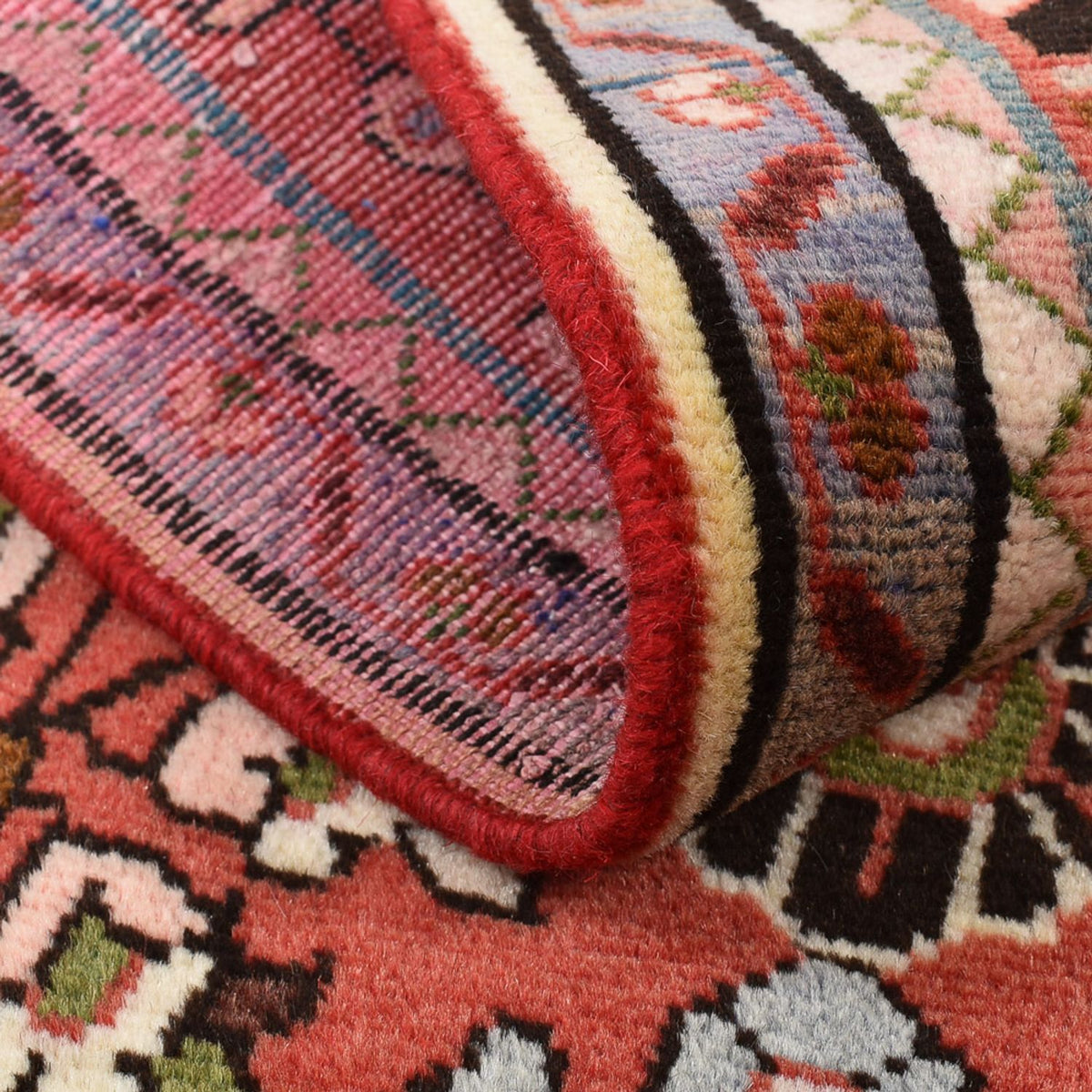 Tapis persan - Nomadic - 131 x 79 cm - rouge