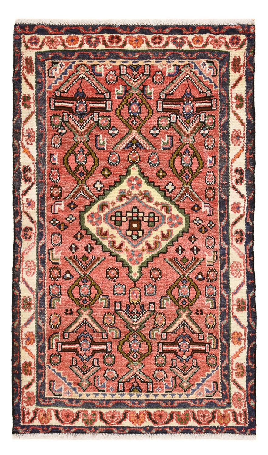 Tapis persan - Nomadic - 102 x 63 cm - rouge clair