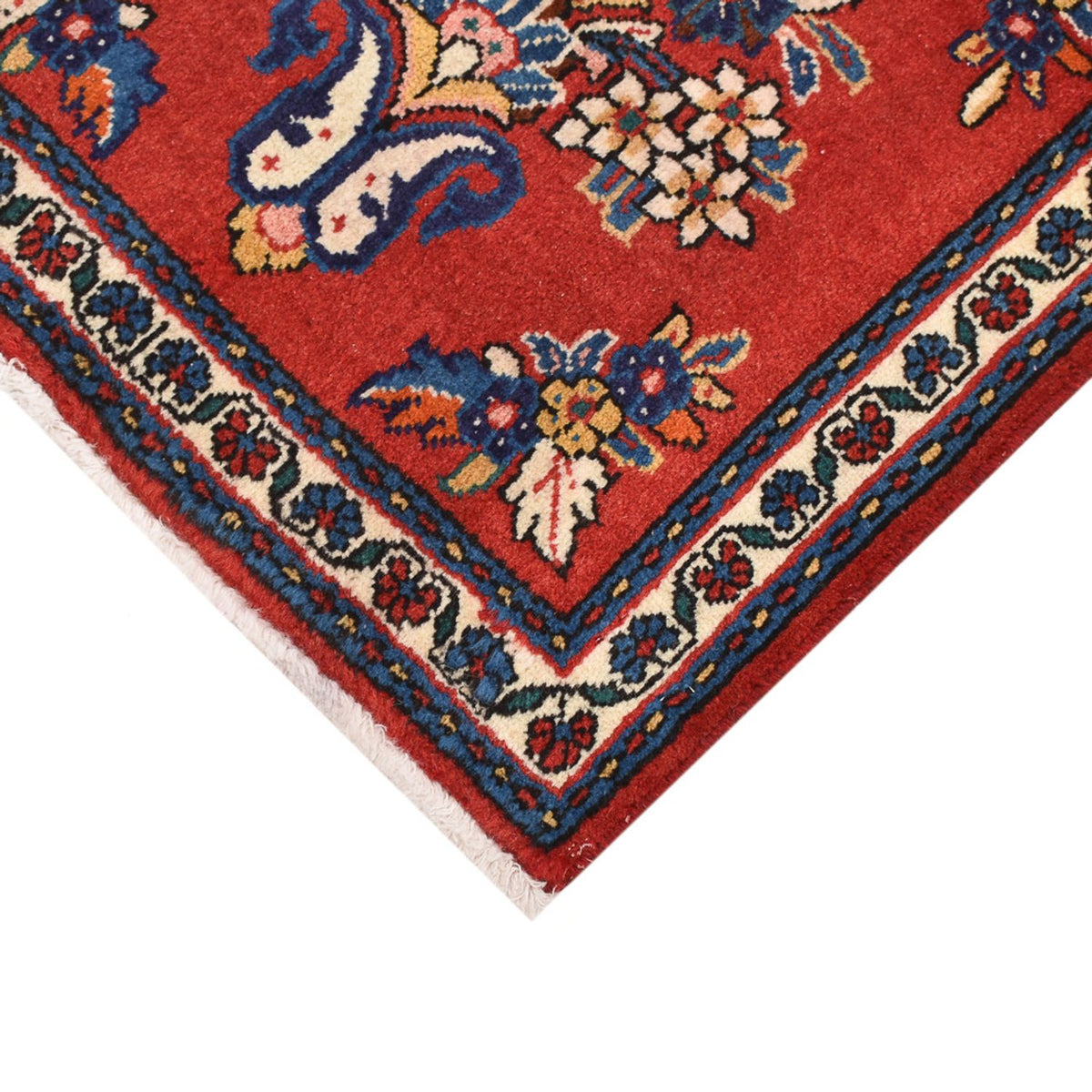 Tapis persan - Nomadic carré  - 53 x 53 cm - rouge