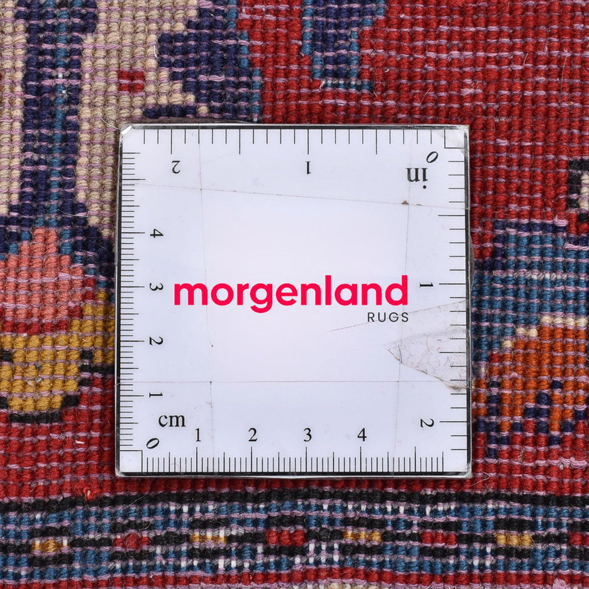 Tapis persan - Nomadic carré  - 53 x 53 cm - rouge