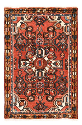 Tapis persan - Nomadic - 75 x 50 cm - rouge
