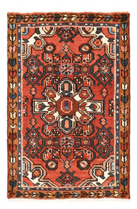 Tapis persan - Nomadic - 75 x 50 cm - rouge