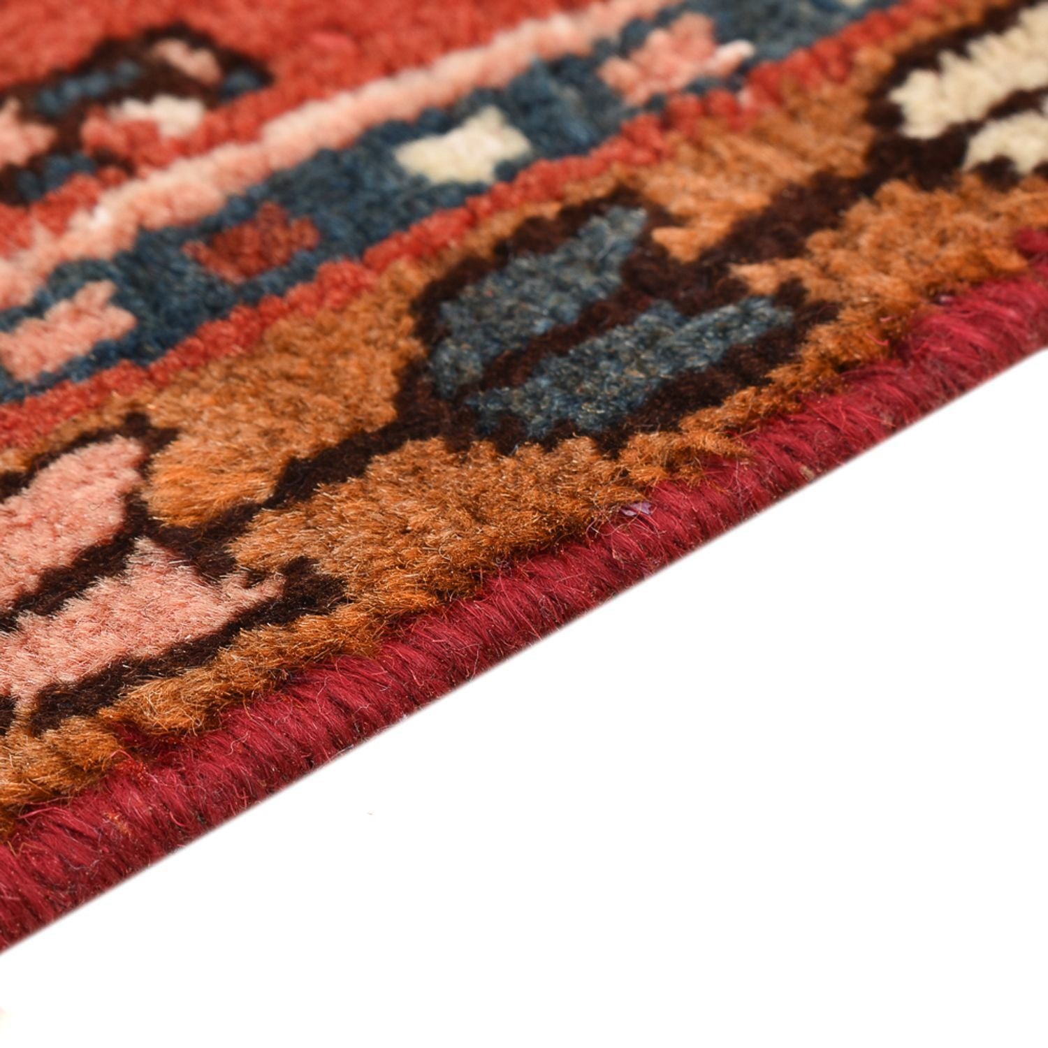 Tapis persan - Nomadic - 75 x 50 cm - rouge