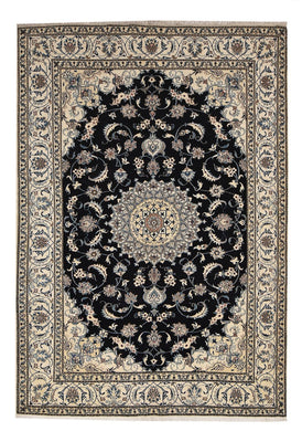 Tapis persan - Nain - 293 x 200 cm - bleu foncé