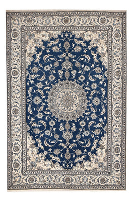 Tapis persan - Nain - 297 x 200 cm - bleu