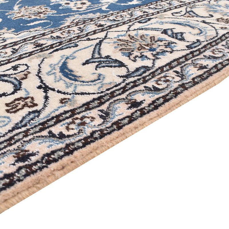 Tapis persan - Nain - 297 x 200 cm - bleu