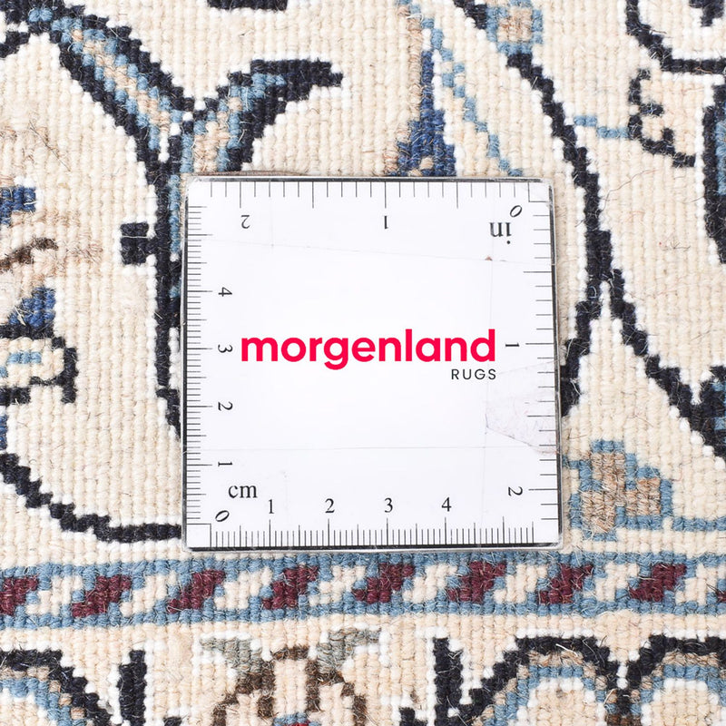 Tapis persan - Nain - 198 x 149 cm - bleu foncé