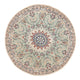 Tapis persan - Nain - Royal ronde  - 139 x 139 cm - vert clair