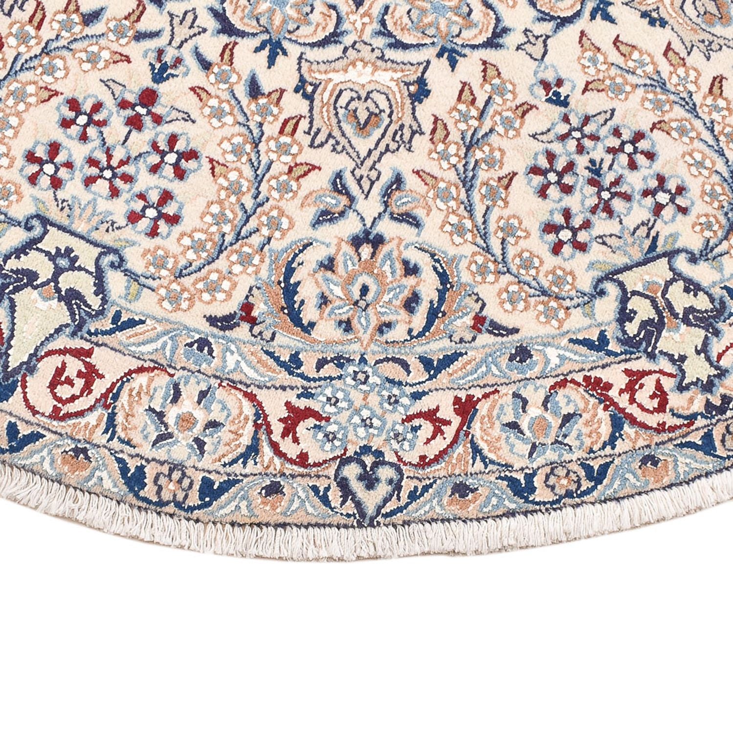 Tapis persan - Nain - Royal ronde  - 136 x 136 cm - gris